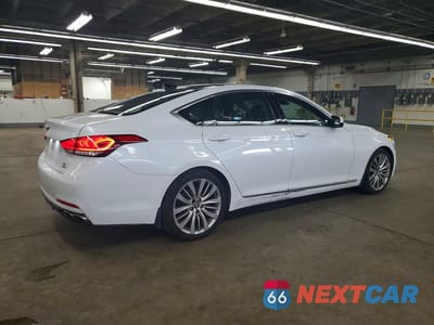 Trzecie zdjęcie samochodu z tyłu: 2019 GENESIS G80 5.0 ULTIMATE VIN:KMTFN4JF9KU303183 - miniatura