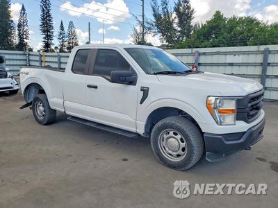 Czwarte zdjęcie samochodu z boku: 2021 FORD F150 SUPER CAB VIN:1FTEX1EPXMFA73148 - miniatura