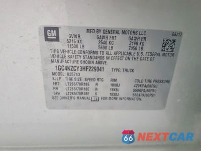Zdjęcie 12 z 12 samochodu: 2017 CHEVROLET SILVERADO K3500 LT VIN:1GC4KZCY3HF229041 - miniatura