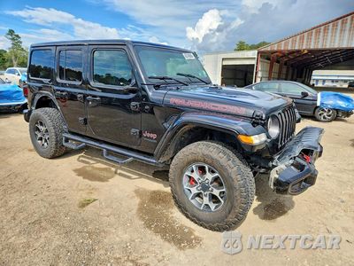 Czwarte zdjęcie samochodu z boku: 2018 JEEP WRANGLER UNLIMITED RUBICON VIN:1C4HJXFG2JW159548 - miniatura