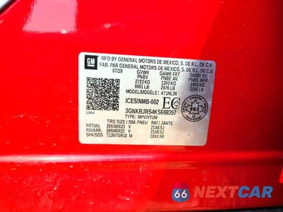 Zdjęcie 12 z 12 samochodu: 2019 CHEVROLET BLAZER RS VIN:3GNKBJRS4KS688357 - miniatura