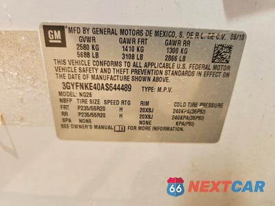 Zdjęcie 12 z 12 samochodu: 2003 CADILLAC SRX VIN:3GYFNKE40AS644489 - miniatura
