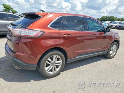Trzecie zdjęcie samochodu z tyłu: 2015 FORD EDGE SEL VIN:2FMTK4J99FBC16587 - miniatura