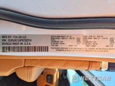 Zdjęcie 13 z 13 samochodu: 2023 JEEP GRAND CHEROKEE L SUMMIT VIN:1C4RJKEG4P8732214 - miniatura