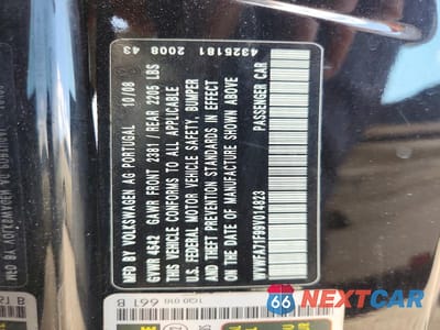 Zdjęcie 12 z 12 samochodu: 2009 VOLKSWAGEN EOS LUX VIN:WVWFA71F99V014823 - miniatura