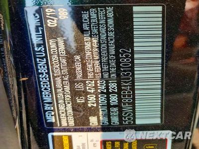 Zdjęcie 12 z 12 samochodu: 2019 MERCEDES-BENZ C 300 4MATIC VIN:55SWF8EB4KU310852 - miniatura