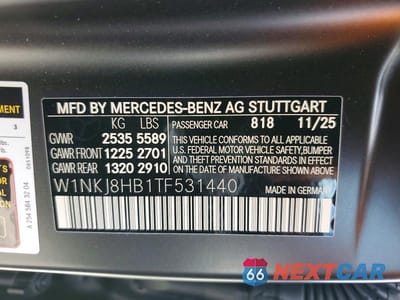 Zdjęcie 13 z 13 samochodu: 2026 MERCEDES-BENZ GLC COUPE 43 4MATIC AMG VIN:W1NKJ8HB1TF531440 - miniatura