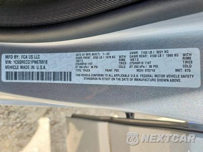 Zdjęcie 13 z 13 samochodu: 2023 RAM 1500 TRADESMAN VIN:1C6SRECG1PN676918 - miniatura