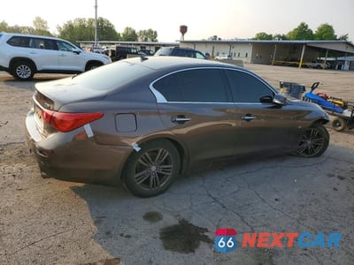 Trzecie zdjęcie samochodu z tyłu: 2015 INFINITI Q50 PREMIUM VIN:JN1BV7AR5FM417523 - miniatura