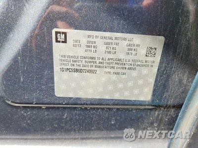 Zdjęcie 12 z 12 samochodu: 2013 CHEVROLET CRUZE LT VIN:1G1PC5SB6D7240922 - miniatura