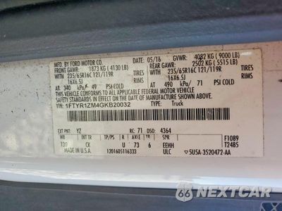 Zdjęcie 13 z 13 samochodu: 2016 FORD TRANSIT T-250 VIN:1FTYR1ZM4GKB20032 - miniatura