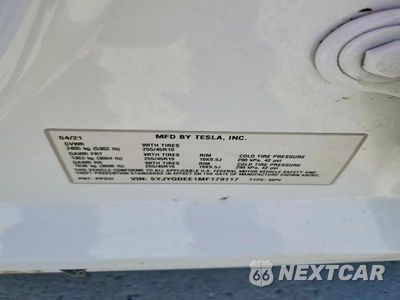 Zdjęcie 12 z 12 samochodu: 2021 TESLA MODEL Y VIN:5YJYGDEE1MF179117 - miniatura