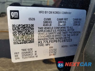 Zdjęcie 13 z 13 samochodu: 2026 CHEVROLET TRAX LS VIN:KL77LFEP6TC197223 - miniatura