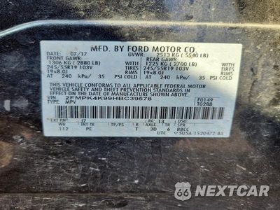 Zdjęcie 13 z 13 samochodu: 2017 FORD EDGE TITANIUM VIN:2FMPK4K99HBC39578 - miniatura