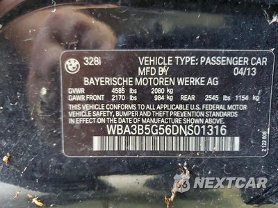 Zdjęcie 12 z 12 samochodu: 2013 BMW 328 XI SULEV VIN:WBA3B5G56DNS01316 - miniatura