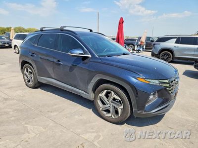 Czwarte zdjęcie samochodu z boku: 2022 HYUNDAI TUCSON LIMITED VIN:KM8JECA10NU066851 - miniatura