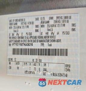 Zdjęcie 13 z 13 samochodu: 2026 FORD TRANSIT T-150 VIN:1FTYE1Y80TKA36316 - miniatura