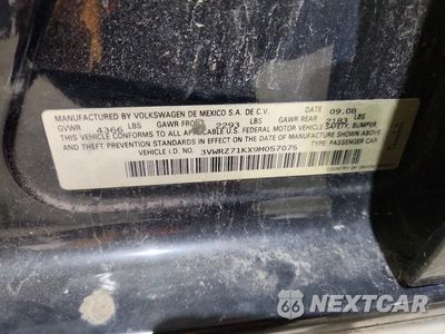 Zdjęcie 12 z 12 samochodu: 2009 VOLKSWAGEN JETTA SE VIN:3VWRZ71KX9M057075 - miniatura