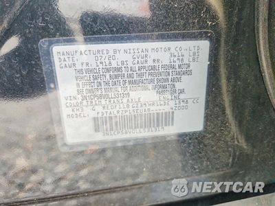 Zdjęcie 14 z 14 samochodu: 2020 NISSAN KICKS S VIN:3N1CP5BV0LL531319 - miniatura