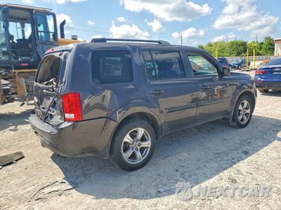 Trzecie zdjęcie samochodu z tyłu: 2012 HONDA PILOT EXL VIN:5FNYF4H52CB076866 - miniatura