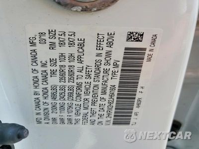 Zdjęcie 13 z 13 samochodu: 2018 HONDA CR-V EXL VIN:2HKRW2H82JH641604 - miniatura