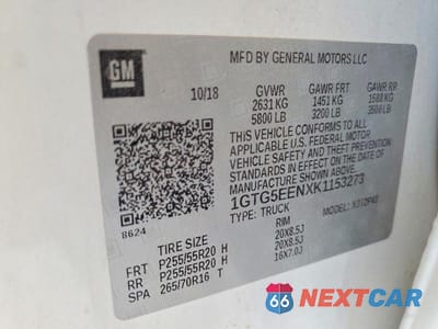 Zdjęcie 12 z 12 samochodu: 2019 GMC CANYON DENALI VIN:1GTG5EENXK1153273 - miniatura