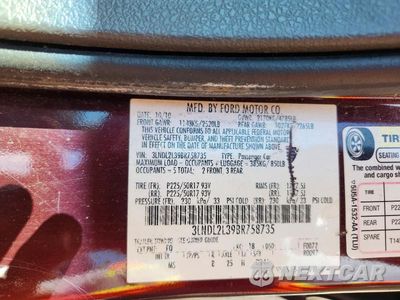Zdjęcie 12 z 12 samochodu: 2011 LINCOLN MKZ HYBRID VIN:3LNDL2L39BR758735 - miniatura