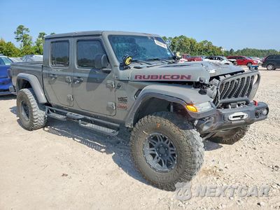 Czwarte zdjęcie samochodu z boku: 2020 JEEP GLADIATOR RUBICON VIN:1C6JJTBG0LL167756 - miniatura