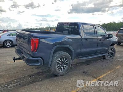 Trzecie zdjęcie samochodu z tyłu: 2022 GMC SIERRA K1500 AT4 VIN:1GTUUEET1NZ576575 - miniatura
