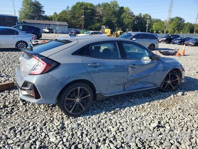 Trzecie zdjęcie samochodu z tyłu: 2021 HONDA CIVIC SPORT VIN:SHHFK7H43MU229573 - miniatura