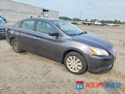Czwarte zdjęcie samochodu z boku: 2014 NISSAN SENTRA SV VIN:3N1AB7AP6EL671723 - miniatura