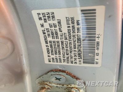 Zdjęcie 13 z 13 samochodu: 2010 HONDA CR-V EXL VIN:5J6RE3H72AL038917 - miniatura