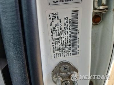 Zdjęcie 12 z 12 samochodu: 2011 HONDA CR-V LX VIN:5J6RE4H30BL113912 - miniatura