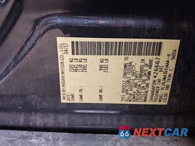 Zdjęcie 12 z 12 samochodu: 2017 NISSAN MAXIMA PLATINUM VIN:1N4AA6AP3HC426667 - miniatura