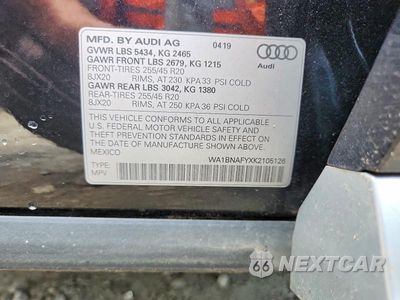 Zdjęcie 13 z 13 samochodu: 2019 AUDI Q5 PREMIUM PLUS VIN:WA1BNAFYXK2105126 - miniatura