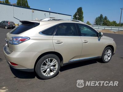 Trzecie zdjęcie samochodu z tyłu: 2011 LEXUS RX 450H VIN:JTJBC1BA0B2040899 - miniatura