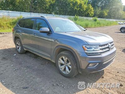 Czwarte zdjęcie samochodu z boku: 2018 VOLKSWAGEN ATLAS SEL VIN:1V2MR2CA9JC544650 - miniatura