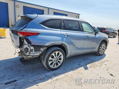Trzecie zdjęcie samochodu z tyłu: 2020 TOYOTA HIGHLANDER LIMITED VIN:5TDYZRAH7LS024511 - miniatura