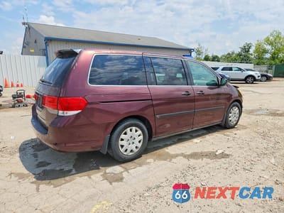 Trzecie zdjęcie samochodu z tyłu: 2010 HONDA ODYSSEY LX VIN:5FNRL3H20AB002968 - miniatura
