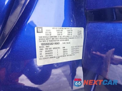 Zdjęcie 12 z 12 samochodu: 2016 CHEVROLET COLORADO LT VIN:1GCGSCE32G1145431 - miniatura