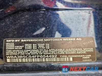 Zdjęcie 12 z 12 samochodu: 2015 BMW 328 XI SULEV VIN:WBA3B5C54FP654492 - miniatura