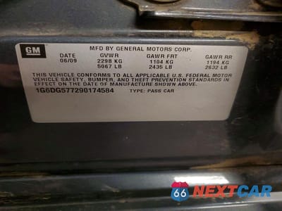 Zdjęcie 12 z 12 samochodu: 2009 CADILLAC CTS VIN:1G6DG577290174584 - miniatura