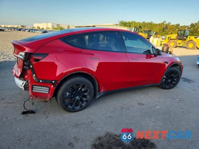 Trzecie zdjęcie samochodu z tyłu: 2023 TESLA MODEL Y VIN:7SAYGAEE8PF777792 - miniatura