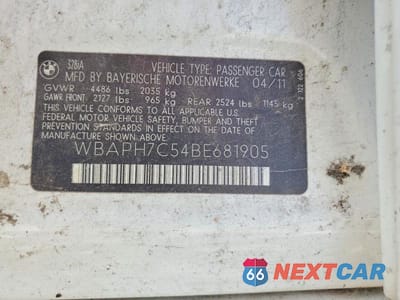 Zdjęcie 13 z 13 samochodu: 2011 BMW 328 I VIN:WBAPH7C54BE681905 - miniatura
