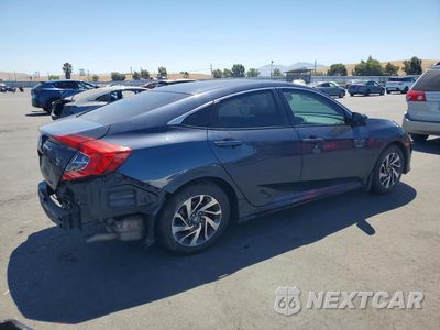 Trzecie zdjęcie samochodu z tyłu: 2016 HONDA CIVIC EX VIN:19XFC2F76GE002791 - miniatura
