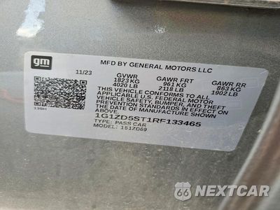 Zdjęcie 12 z 12 samochodu: 2024 CHEVROLET MALIBU LT VIN:1G1ZD5ST1RF133465 - miniatura
