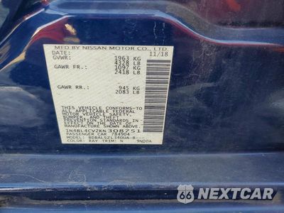 Zdjęcie 12 z 12 samochodu: 2019 NISSAN ALTIMA SR VIN:1N4BL4CV2KN308751 - miniatura