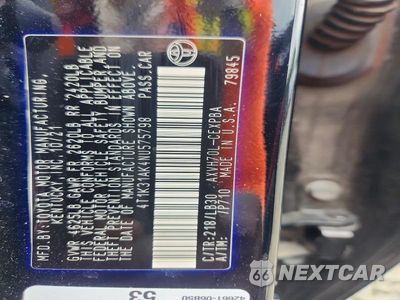 Zdjęcie 12 z 12 samochodu: 2022 TOYOTA CAMRY XSE VIN:4T1K31AK4NU575798 - miniatura