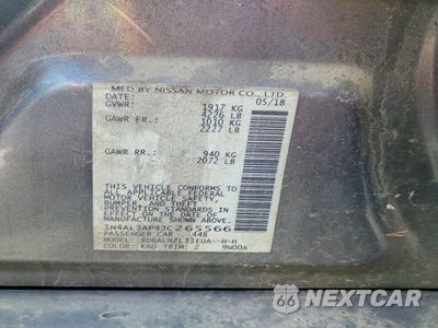 Zdjęcie 12 z 12 samochodu: 2018 NISSAN ALTIMA 2.5 SR VIN:1N4AL3AP4JC265566 - miniatura