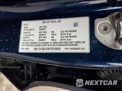 Zdjęcie 12 z 12 samochodu: 2026 TESLA MODEL 3 VIN:5YJ3E1EB1TF218629 - miniatura